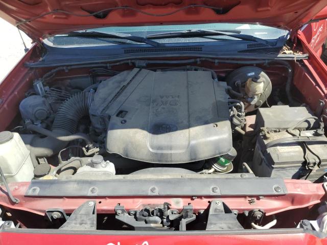 5TFJU4GN9FX076835 - 2015 TOYOTA TACOMA DOUBLE CAB PRERUNNER MAROON photo 11