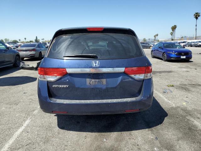 5FNRL5H49EB055235 - 2014 HONDA ODYSSEY EX BLUE photo 6