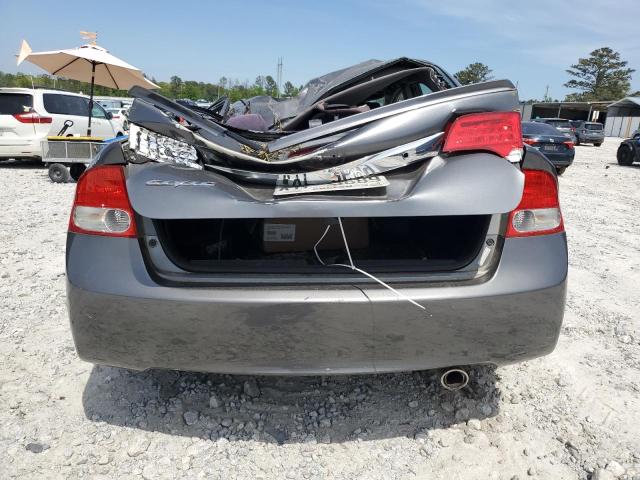 2HGFA16619H538564 - 2009 HONDA CIVIC LX-S رمادي صورة 6