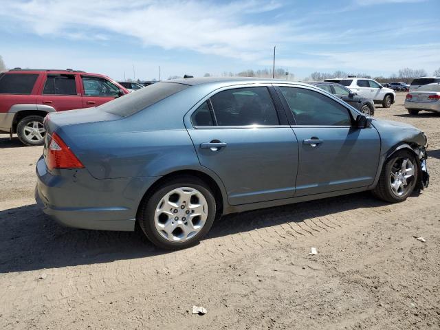 3FAHP0HA8BR210429 - 2011 FORD FUSION SE BLUE photo 3