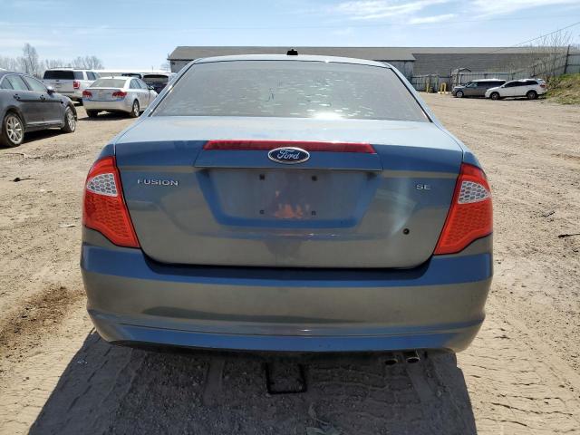 3FAHP0HA8BR210429 - 2011 FORD FUSION SE BLUE photo 6