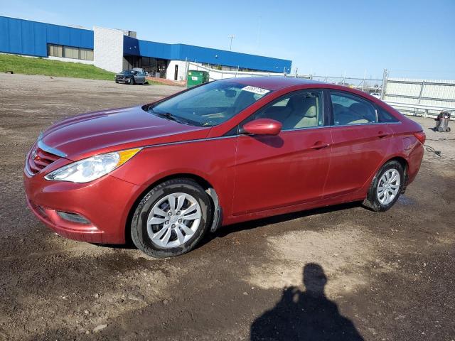 5NPEB4AC3DH558790 - 2013 HYUNDAI SONATA GLS RED photo 1