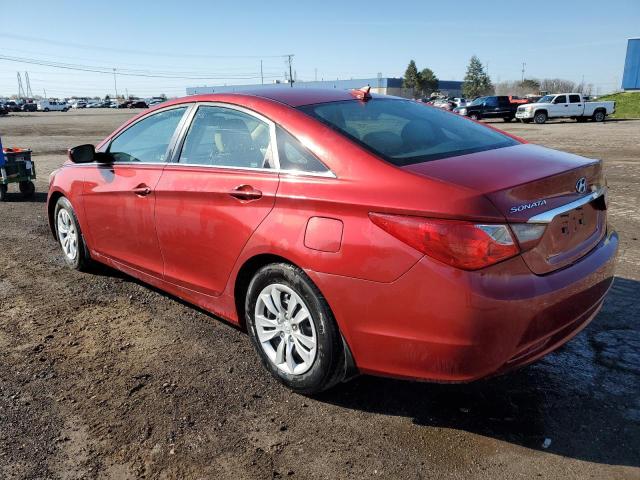 5NPEB4AC3DH558790 - 2013 HYUNDAI SONATA GLS RED photo 2