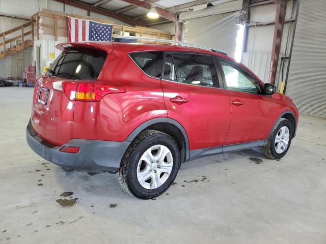 JTMZFREV8DD011812 - 2013 TOYOTA RAV4 LE RED photo 3