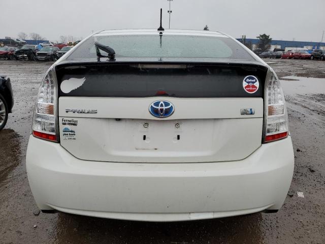 JTDKN3DU3A0178771 - 2010 TOYOTA PRIUS WHITE photo 6