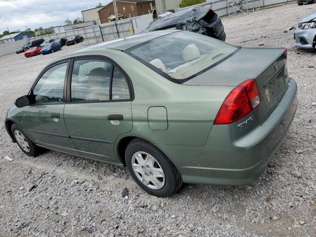 1HGES16334L025245 - 2004 HONDA CIVIC DX VP Yaşıl foto 2