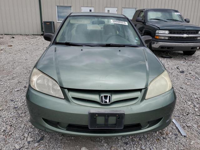 1HGES16334L025245 - 2004 HONDA CIVIC DX VP Yaşıl foto 5
