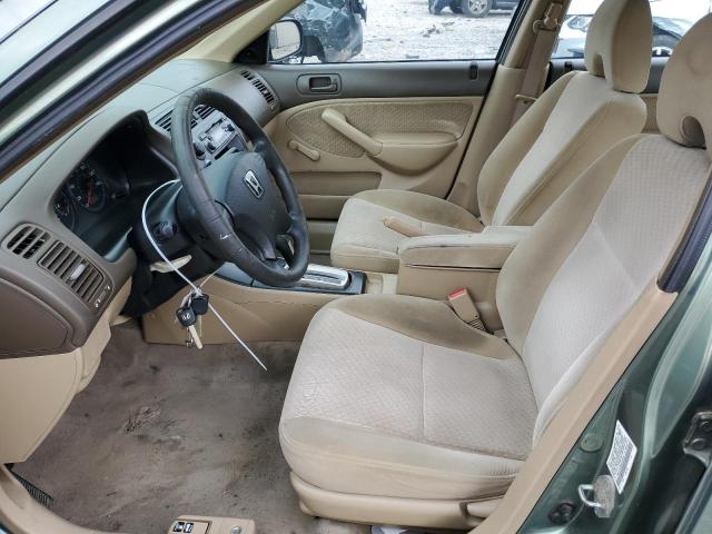 1HGES16334L025245 - 2004 HONDA CIVIC DX VP Yaşıl foto 7