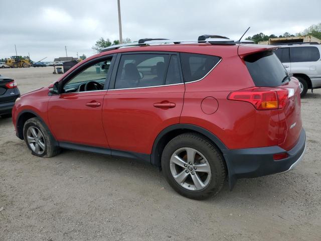 JTMWFREV7FD074583 - 2015 TOYOTA RAV4 XLE RED photo 2