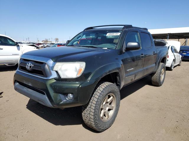 3TMLU4ENXCM092054 - 2012 TOYOTA TACOMA DOUBLE CAB GREEN photo 1