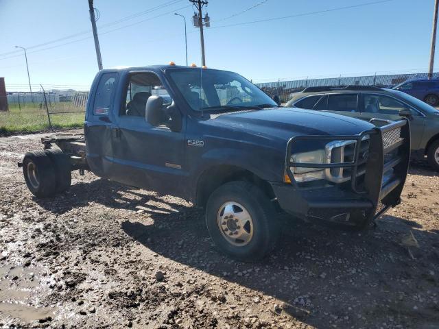 1FDWX37P54ED80788 - 2004 FORD F350 SUPER DUTY BLUE photo 4