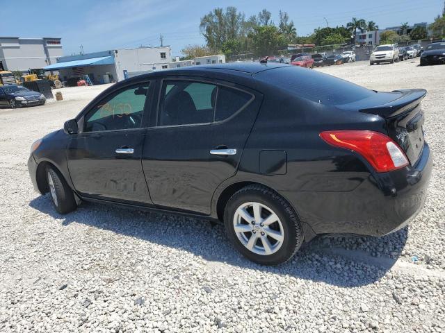 3N1CN7AP0EL803052 - 2014 NISSAN VERSA S BLACK photo 2