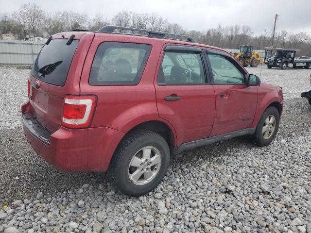 1FMCU02Z98KA67267 - 2008 FORD ESCAPE XLS RED photo 3