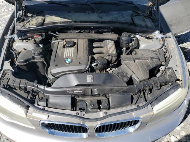 WBAUP7C53CVP22726 - 2012 BMW 128 I GRAY photo 11