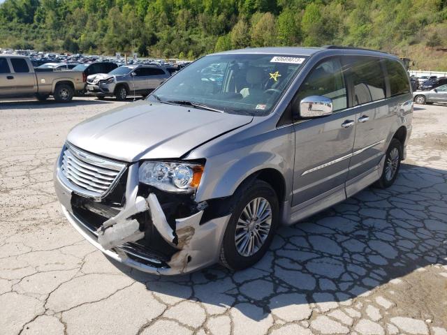 2C4RC1CG5DR796592 - 2013 CHRYSLER TOWN & COU TOURING L GRAY photo 1