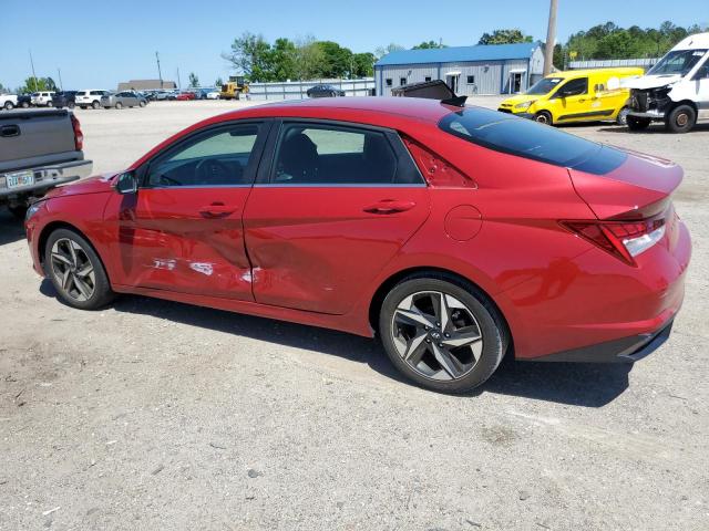 KMHLN4AG2NU338030 - 2022 HYUNDAI ELANTRA SEL RED photo 2