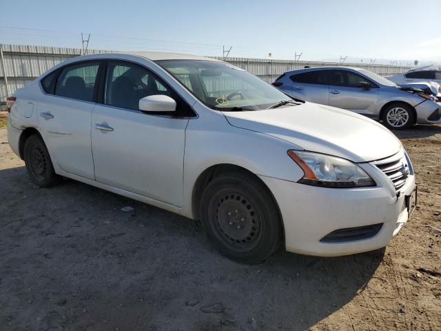 3N1AB7AP6DL705402 - 2013 NISSAN SENTRA S WHITE photo 4