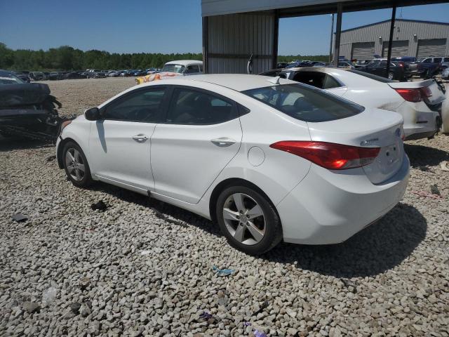 5NPDH4AE4DH360795 - 2013 HYUNDAI ELANTRA GLS WHITE photo 2