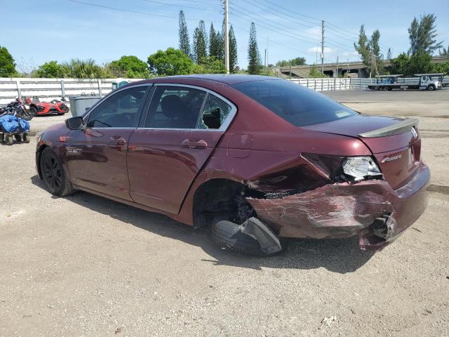 1HGCP2F46AA074132 - 2010 HONDA ACCORD LXP BURGUNDY photo 2