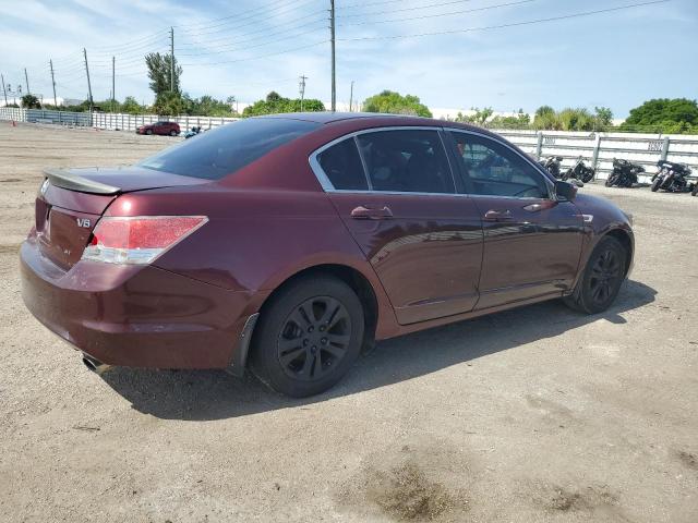 1HGCP2F46AA074132 - 2010 HONDA ACCORD LXP BURGUNDY photo 3