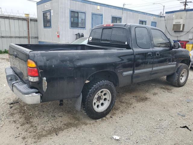5TBRN34122S290425 - 2002 TOYOTA TUNDRA ACCESS CAB SR5 BLACK photo 3
