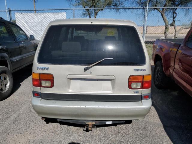 JM3LV5238T0810801 - 1996 MAZDA MPV WAGON TAN photo 6