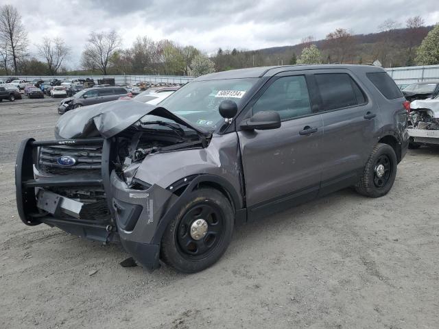 1FM5K8ARXKGB18395 - 2019 FORD EXPLORER POLICE INTERCEPTOR Boz foto 1