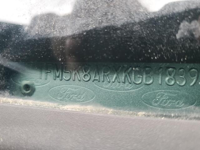 1FM5K8ARXKGB18395 - 2019 FORD EXPLORER POLICE INTERCEPTOR Boz foto 12