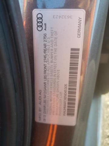 WAUHMAFC6EN045305 - 2014 AUDI A6 PRESTIGE ნაცრისფერი ფოტო 12