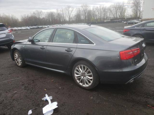 WAUHMAFC6EN045305 - 2014 AUDI A6 PRESTIGE ნაცრისფერი ფოტო 2