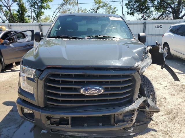 1FTEX1EP5GFA61090 - 2016 FORD F150 SUPER CAB GRAY photo 5