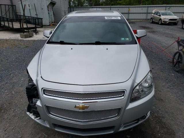 1G1ZE5E14BF201352 - 2011 CHEVROLET MALIBU LTZ ვერცხლისფერი ფოტო 5
