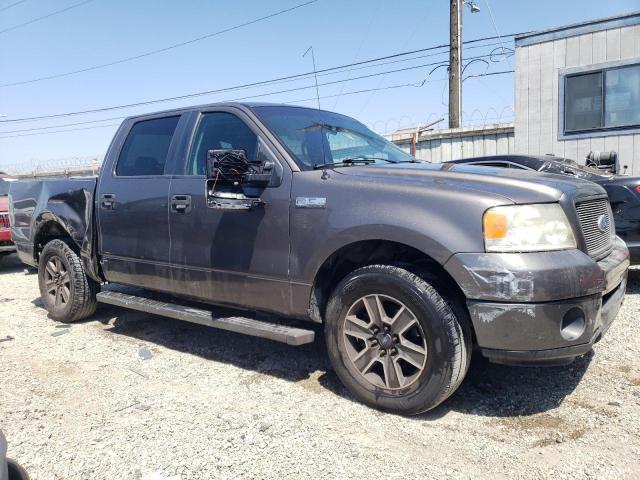 1FTRW12W66KD22474 - 2006 FORD F-150 FX4 SUPERCREW GRAY photo 4