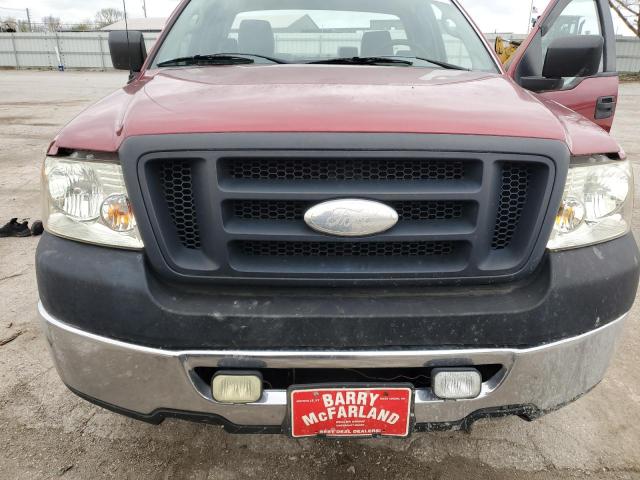 1FTRF12298KD36689 - 2008 FORD F150 BURGUNDY photo 11