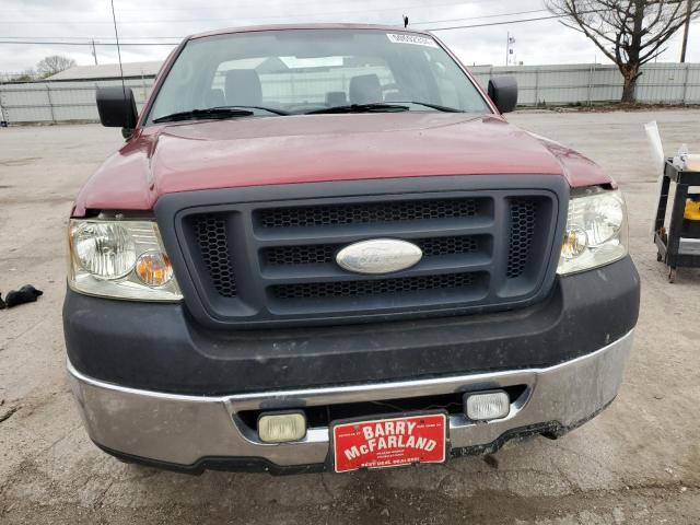 1FTRF12298KD36689 - 2008 FORD F150 BURGUNDY photo 5