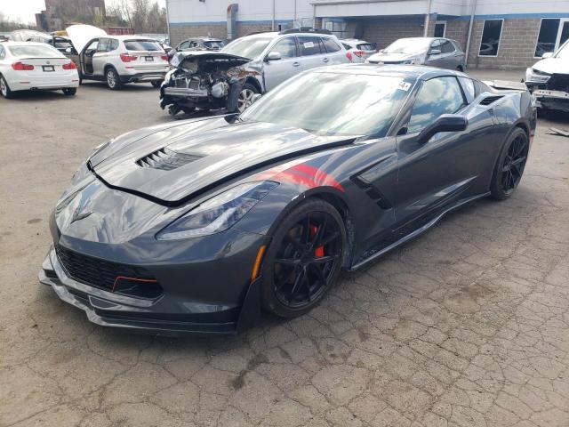 1G1YA2D7XJ5103720 - 2018 CHEVROLET CORVETTE STINGRAY 1LT GRAY photo 1