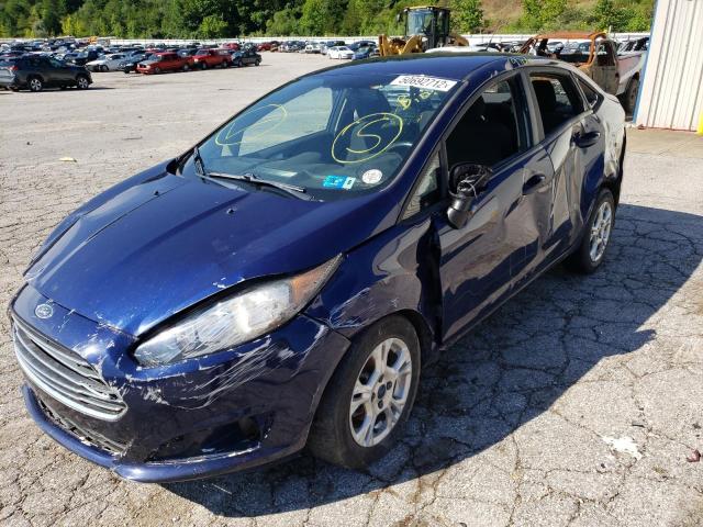 3FADP4BJ2GM203642 - 2016 FORD FIESTA SE BLUE photo 9