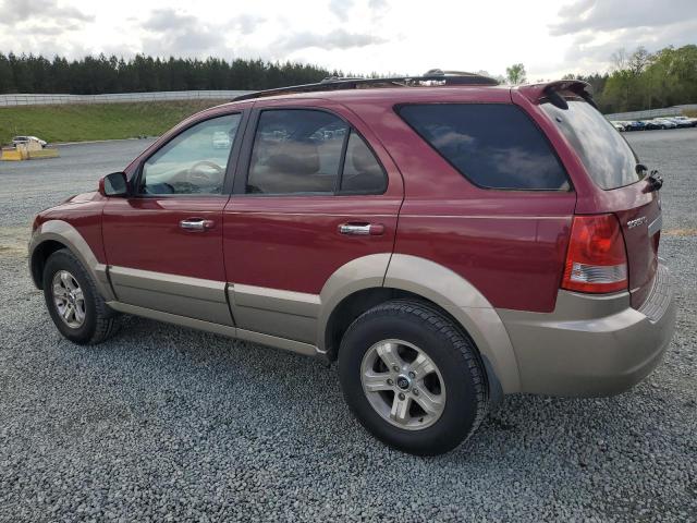 KNDJC733235118102 - 2003 KIA SORENTO EX RED photo 2