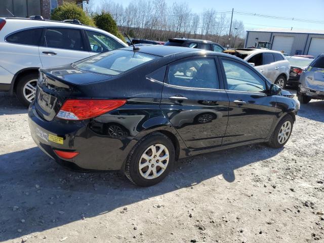 KMHCT4AE7CU111711 - 2012 HYUNDAI ACCENT GLS BLACK photo 3