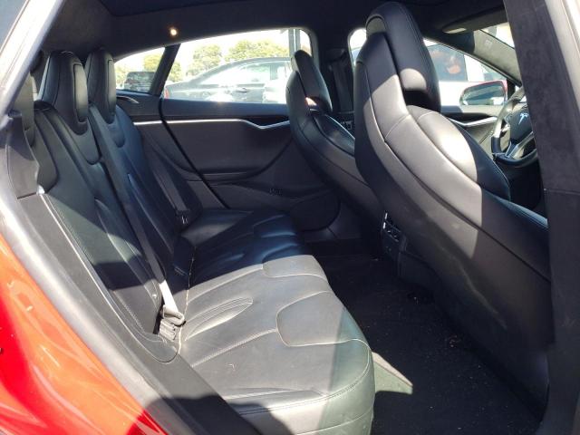 5YJSA1E15HF198732 - 2017 TESLA MODEL S RED photo 10