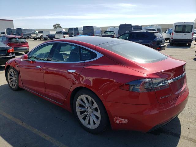 5YJSA1E15HF198732 - 2017 TESLA MODEL S RED photo 2