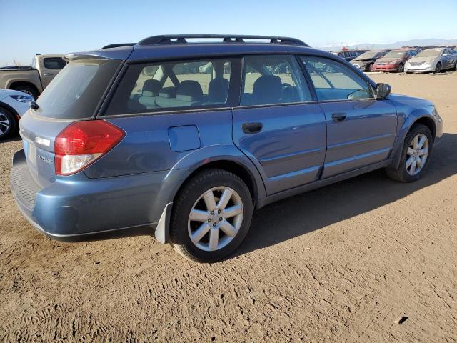 4S4BP61CX87304452 - 2008 SUBARU OUTBACK 2.5I BLUE photo 3