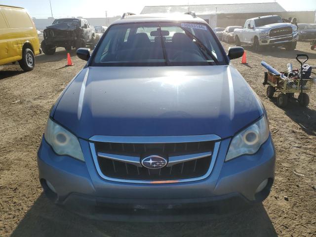 4S4BP61CX87304452 - 2008 SUBARU OUTBACK 2.5I BLUE photo 5