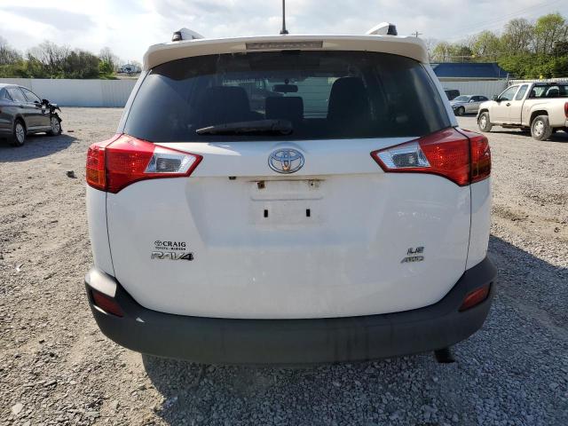 JTMBFREV3FD132090 - 2015 TOYOTA RAV4 LE WHITE photo 6