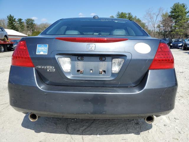 1HGCM66577A100805 - 2007 HONDA ACCORD EX GRAY photo 6