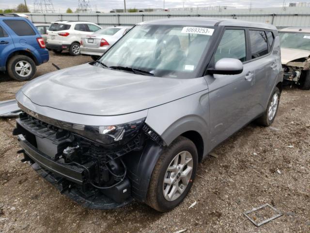 KNDJ23AU1P7871475 - 2023 KIA SOUL LX SILVER photo 1