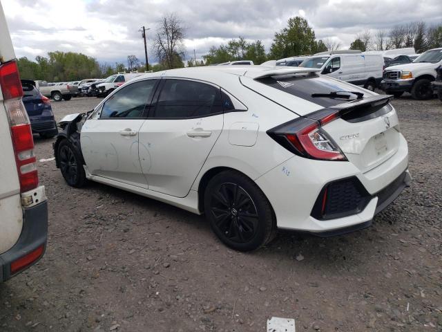 SHHFK7H68KU215442 - 2019 HONDA CIVIC EX WHITE photo 2