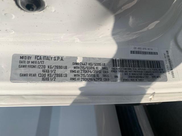 ZFBERFABXH6F47287 - 2017 RAM PROMASTER Ağ foto 10