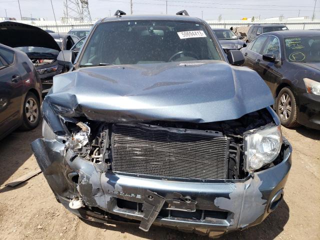 1FMCU9DG2BKC50520 - 2011 FORD ESCAPE XLT TEAL photo 5