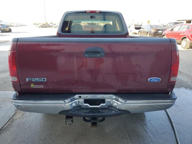 1FTFX27L4VNB68347 - 1997 FORD F250 BURGUNDY photo 6